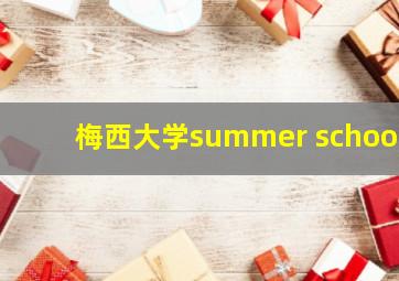 梅西大学summer school